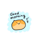 英語であいさつするネコ（個別スタンプ：1）