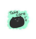 英語であいさつするネコ（個別スタンプ：9）