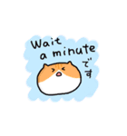 英語であいさつするネコ（個別スタンプ：13）