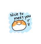 英語であいさつするネコ（個別スタンプ：17）