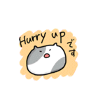 英語であいさつするネコ（個別スタンプ：21）
