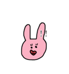 すぐ顔にでるうさぎちゃん（個別スタンプ：11）