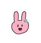 すぐ顔にでるうさぎちゃん（個別スタンプ：18）