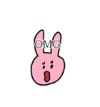 すぐ顔にでるうさぎちゃん（個別スタンプ：38）