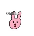 すぐ顔にでるうさぎちゃん（個別スタンプ：39）
