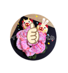 ゆるメッセージ！トントン豚＊ばら（個別スタンプ：16）