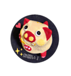 ゆるメッセージ！トントン豚＊ばら（個別スタンプ：19）
