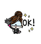 ダイバー向けスタンプ！ダイビング女子（個別スタンプ：1）
