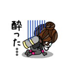 ダイバー向けスタンプ！ダイビング女子（個別スタンプ：10）