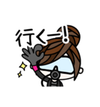 ダイバー向けスタンプ！ダイビング女子（個別スタンプ：12）