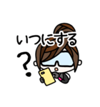 ダイバー向けスタンプ！ダイビング女子（個別スタンプ：13）