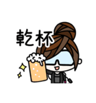 ダイバー向けスタンプ！ダイビング女子（個別スタンプ：15）