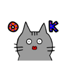 シュールな猫（使える）（便利！たぶん。）（個別スタンプ：1）