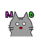 シュールな猫（使える）（便利！たぶん。）（個別スタンプ：2）
