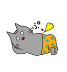 シュールな猫（使える）（便利！たぶん。）（個別スタンプ：14）