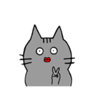 シュールな猫（使える）（便利！たぶん。）（個別スタンプ：30）
