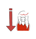 シンプルな女の子の日常。（個別スタンプ：38）