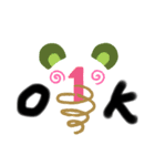 数字顔だぜ！2（個別スタンプ：1）