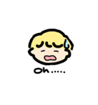 Blond boy ！（個別スタンプ：8）