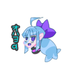 ゾンビ娘ちゃんスタンプ！！（個別スタンプ：1）