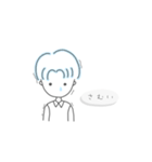 センター分けイケメンくん（個別スタンプ：6）