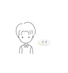 センター分けイケメンくん（個別スタンプ：22）