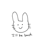 英語なうさぎ2（個別スタンプ：1）