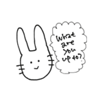英語なうさぎ2（個別スタンプ：10）