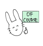 英語なうさぎ2（個別スタンプ：19）