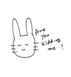 英語なうさぎ2（個別スタンプ：20）