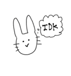 英語なうさぎ2（個別スタンプ：29）