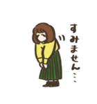 ゆるゆるにんげんスタンプ（個別スタンプ：4）