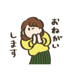 ゆるゆるにんげんスタンプ（個別スタンプ：6）