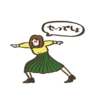 ゆるゆるにんげんスタンプ（個別スタンプ：21）