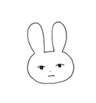 表情豊かなうさぎ①（個別スタンプ：36）