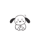 まゆげのいぬ（個別スタンプ：8）