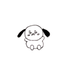 まゆげのいぬ（個別スタンプ：9）