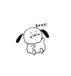 まゆげのいぬ（個別スタンプ：15）