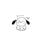 まゆげのいぬ（個別スタンプ：24）