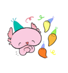 ウーパールーパー05（個別スタンプ：3）