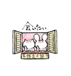 しろくてゆるいどうぶつたち2（個別スタンプ：5）