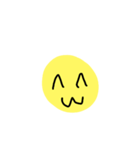 自作！顔文字スタンプ（個別スタンプ：3）