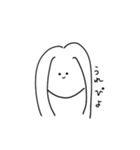 シンプルお姉さんスタンプ（個別スタンプ：3）