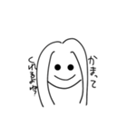 シンプルお姉さんスタンプ（個別スタンプ：5）
