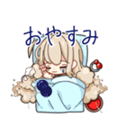 羊毛フェルトのティアコットちゃん（個別スタンプ：4）