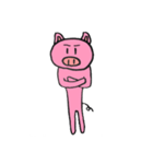 ただのぶたさん（個別スタンプ：6）
