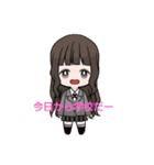小さめJKしなのスタンプ（個別スタンプ：2）