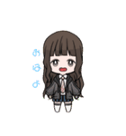 小さめJKしなのスタンプ（個別スタンプ：3）