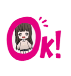 小さめJKしなのスタンプ（個別スタンプ：6）