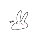 実用性皆無なうさぎさん（個別スタンプ：1）